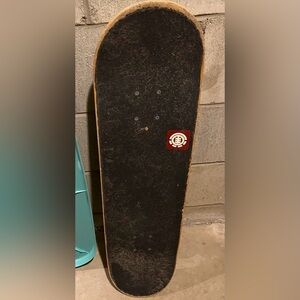 Element Skateboard Deck in Black with Red Logo